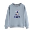 画像4: Unisex popeye print pullover Sweatshirt  男女兼用ポパイプリントプルオーバースウェット コットントレーナー  (4)