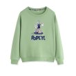 画像5: Unisex popeye print pullover Sweatshirt  男女兼用ポパイプリントプルオーバースウェット コットントレーナー  (5)