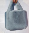 画像12: フェイクラビットファー エコファー トート バッグ fake rabbit eco fur tote bag  (12)