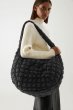 画像4: quilted wrinkled large capacity tote shoulder bag　キルティング絞りアンダーアームキャリングバッグショルダートートバッグ ショッピング　エコバック　 (4)