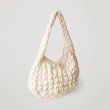 画像11: quilted wrinkled large capacity tote shoulder bag　即納キルティング絞りアンダーアームキャリングバッグショルダートートバッグ ショッピング　エコバック　 (11)