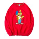 画像2: Unisex Simpson Simpsons Family Boxlogo Print Sweat Pullover 男女兼用 ラウンドネック シンプソン シンプソンズ ファミリー ボックスロゴプリント スウェット トレーナー プルオーバー (2)