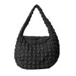 画像1: quilted wrinkled large capacity tote shoulder bag　即納キルティング絞りアンダーアームキャリングバッグショルダートートバッグ ショッピング　エコバック　 (1)