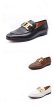 画像6: women's One Pedal All Match Flat Shoes pump  レザーメタルバックルフラットローファーシューズ パンプス (6)