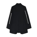 画像2: Middle Length Loose Casual Jacket  ミドル丈ループ付きルーズカジュアルジャケット (2)