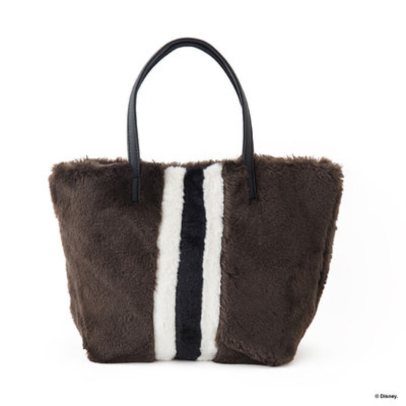 画像4: plush one-shoulder handbag large small cross-body handbag Tote Bag  もこもこファー トートショルダーショッピングバッグ (4)