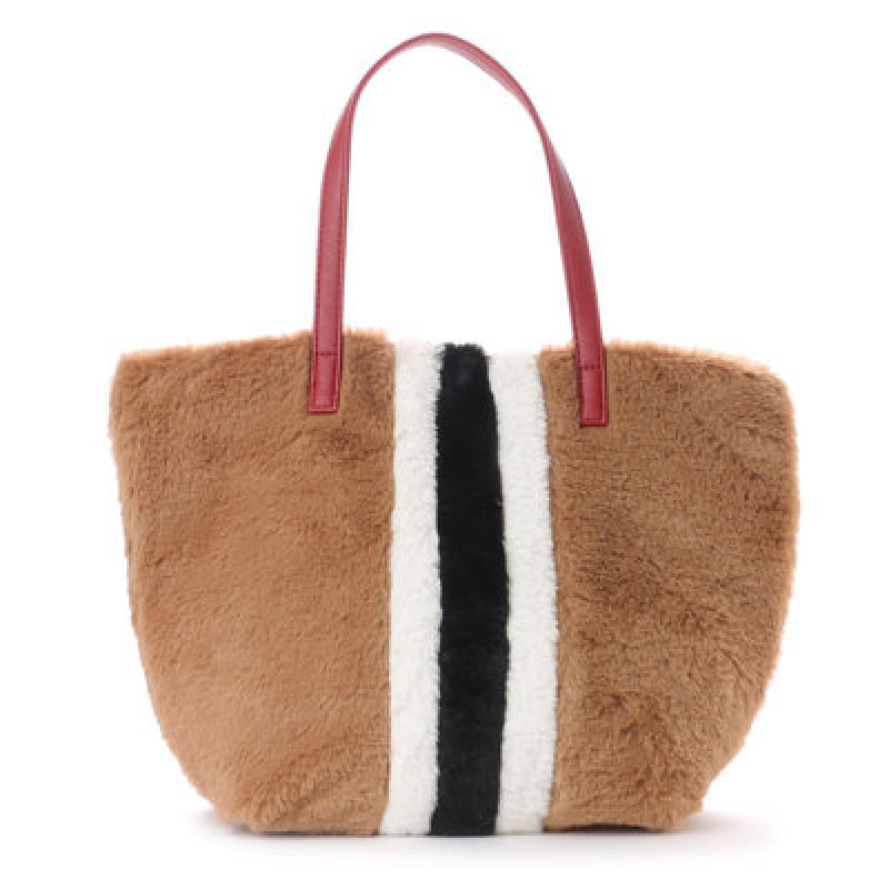 画像3: plush one-shoulder handbag large small cross-body handbag Tote Bag  もこもこファー トートショルダーショッピングバッグ (3)