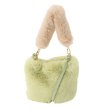 画像3:  Plush  Bucket Bag Tote Bag 　もこもこファー トートショルダーバッグ (3)