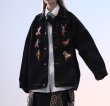 画像3:  Men's Unisex TINTIN embroidered denim G jumper blouson stadium jumpedenim jacket  men and women メンズ ユニセックス 男女兼用 タンタンデニムジャケット Gジャン コート (3)