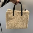 画像3: Portable Plush Cute One Shoulder Cross Bag　もこもこファートートショルダーバッグ (3)