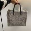 画像2: Portable Plush Cute One Shoulder Cross Bag　もこもこファートートショルダーバッグ (2)