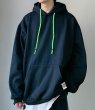 画像4:  men'sTwo Piece Back Hollow Hole loose hooded sweater ユニセックス 男女兼用 ツーピースバックホローホールナンバー フーディー パーカー スウェット トレーナー (4)