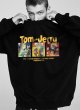 画像1: Tom and Jerry Unisex Hoodie & Pullover loose hooded sweater ユニセックス 男女兼用 トムとジェリートム＆ジェリーフーディー パーカー スウェット トレーナー (1)