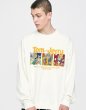 画像2: Tom and Jerry Unisex Hoodie & Pullover loose hooded sweater ユニセックス 男女兼用 トムとジェリートム＆ジェリーフーディー パーカー スウェット トレーナー (2)