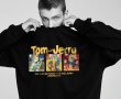 画像15: Tom and Jerry Unisex Hoodie & Pullover loose hooded sweater ユニセックス 男女兼用 トムとジェリートム＆ジェリーフーディー パーカー スウェット トレーナー (15)
