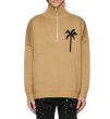 画像4: Palm Tree Turtleneck Pullover Casual Knitwear Sweater Unisex  loose sweater ユニセックス 男女兼用パームツリータートルネックプルオーバーニットセーター　 (4)