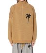 画像7: Palm Tree Turtleneck Pullover Casual Knitwear Sweater Unisex  loose sweater ユニセックス 男女兼用パームツリータートルネックプルオーバーニットセーター　 (7)