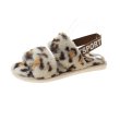 画像3: Women flat far Leopard Sandals slippers　フラットレオパードファースリッパ　サンダル (3)