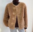 画像6: lamb fur jacket Coat   シープ羊毛ハーフコート　ジャケット (6)