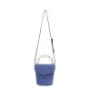 画像5: portable pearl denim bucket bag ToteBag 　ポータブルパールデニムバケットバットートショルダーバック  (5)