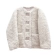 画像10: lamb fur jacket Coat   シープ羊毛ハーフコート　ジャケット (10)