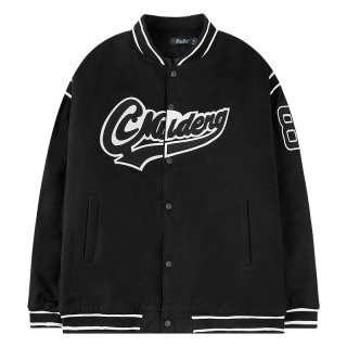 men and women Goofy & Alphabet Embroidered Stadium Jacket メンズ