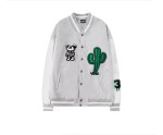 画像2: Cactus& Panda baseball uniform jacket men and women loose baseball uniform　ユニセックス 男女兼用サボテン＆パンダ スタジアムジャンパー スタジャン MA-1 ボンバー ジャケット ブルゾン (2)
