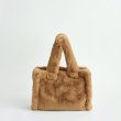 画像2:  plush lamb hair tote bag  Tote Bag 　ファートートショルダーショッピングバック  (2)