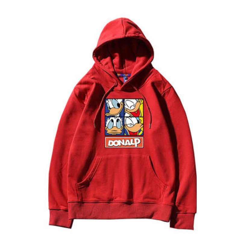 画像5: Donald Duck long-sleeved Hoodie Sweat  　ドナルドダックスウェッフーディパーカー男女兼用　ユニセックス (5)