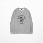 画像5: hip-hop round neck sweater long-sleeved loose pullover Sweat  　ヒップホップ裏起毛スウェットトレーナー男女兼用　ユニセックス (5)