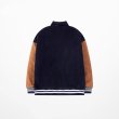 画像3: Corduroy Rugby bear lamb wool cotton  Blouson stadium jumper jacket men and women　ユニセックス 男女兼用コーデュロイ ラグビーベアジャンパー スタジャン MA-1 ボンバー ジャケット ブルゾン (3)