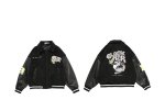 画像11: NAGRI Hip hop Baseball uniform loose Blouson stadium jumper jacket men and women　ユニセックス 男女兼用オーバーサイズラビット刺繍ジャンパー スタジャン MA-1 ボンバー ジャケット ブルゾン (11)