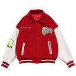 画像6: NAGRI Hip hop Baseball uniform loose Blouson stadium jumper jacket men and women　ユニセックス 男女兼用オーバーサイズラビット刺繍ジャンパー スタジャン MA-1 ボンバー ジャケット ブルゾン (6)