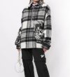 画像4: Unisex Plaid woolen Jacket coat　ユニセックス 男女兼用ウールチェック長袖ジャケット シャツ コート (4)