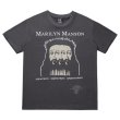 画像1: men's Marilyn Manson loose cec head tshirts ユニセックス男女兼用マリリンマンソン ヴィンテージTシャツ (1)