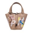 画像7: New Woman’s graffiti Tom & Jerry handbagbasket tote bag portable bucket bag　トム＆ジェリーグラフィックプリントバケットバッグトート ハンドバック　 (7)