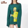 画像1: The Simpson Long Sleeve Sweater オーバーサイズ ユニセックス男女兼用 ザ・シンプソンズ  シンプソン ルーズセーター (1)