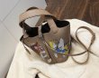 画像8: New Woman’s graffiti Tom & Jerry handbagbasket tote bag portable bucket bag　トム＆ジェリーグラフィックプリントバケットバッグトート ハンドバック　 (8)
