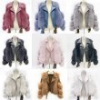 画像7: Real Fox Fur with Genuine Sheepskin Leather Jacket Coat Riders motorcycle リアルフォックスファー付き 本革 ライダース ジャケット コート  (7)