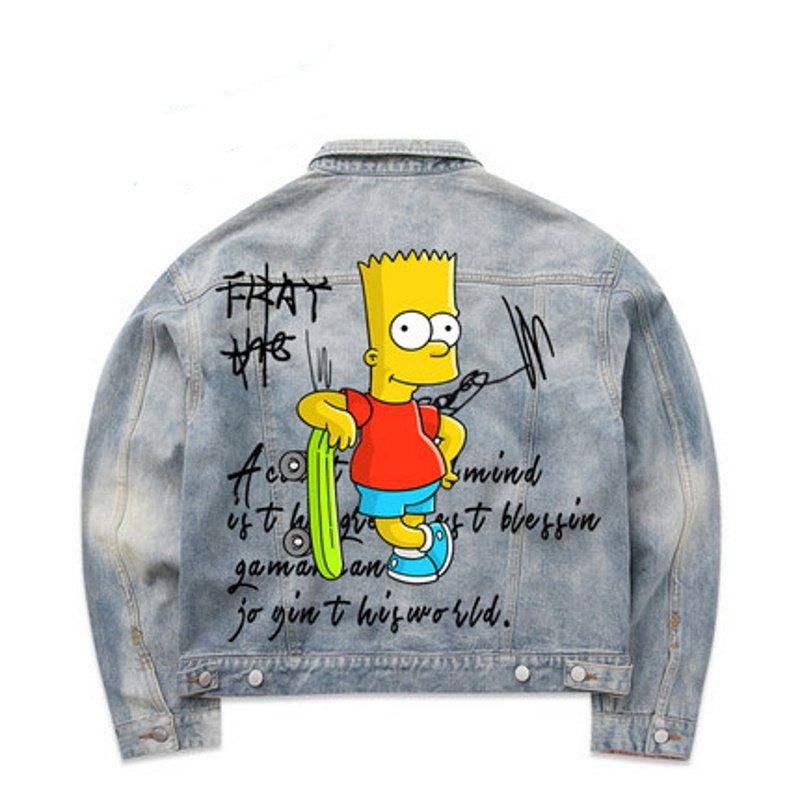 Simpson デニムジャケット Kawasaki SIMPSON（バイク） セール品 シンプソンジャケット 春夏モデル