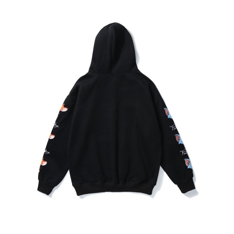 画像3: Tom and Jerry Embroidery Hoody Sweatshirt  トムとジェリートム＆ジェリー 刺繍スウェット フーディパーカー男女兼用　ユニセックス (3)