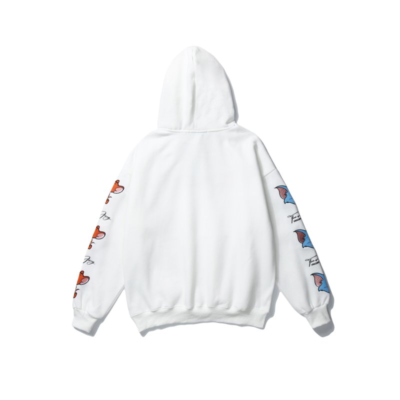 画像4: Tom and Jerry Embroidery Hoody Sweatshirt  トムとジェリートム＆ジェリー 刺繍スウェット フーディパーカー男女兼用　ユニセックス (4)