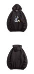 画像5: Unisex Tom & Jerry Print Hoodie Hoody Sweatshirt    トムとジェリートム＆ジェリープリントスウェッフーディパーカー男女兼用　ユニセックス (5)