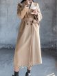 画像4: Double-sided woolen coat mid-length loose over the knee coat   ウール ダブルロングコート (4)