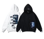 画像6: Unisex Hip hop letter print hooded sweater Hoody Sweatshirt   レタープリントスウェッフーディパーカー男女兼用　ユニセックス (6)