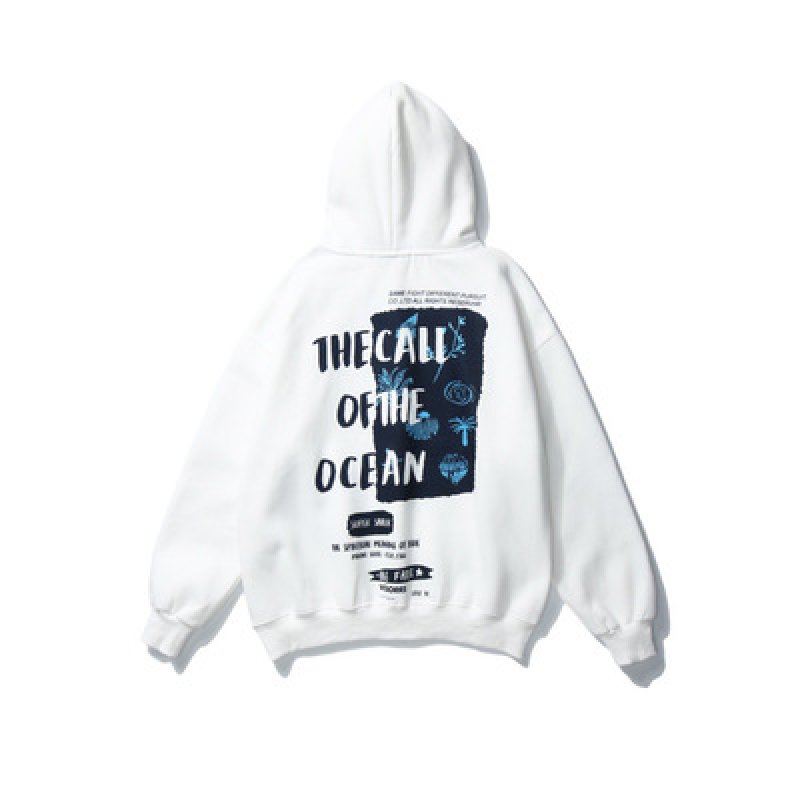 画像5: Unisex Hip hop letter print hooded sweater Hoody Sweatshirt   レタープリントスウェッフーディパーカー男女兼用 ユニセックス (5)