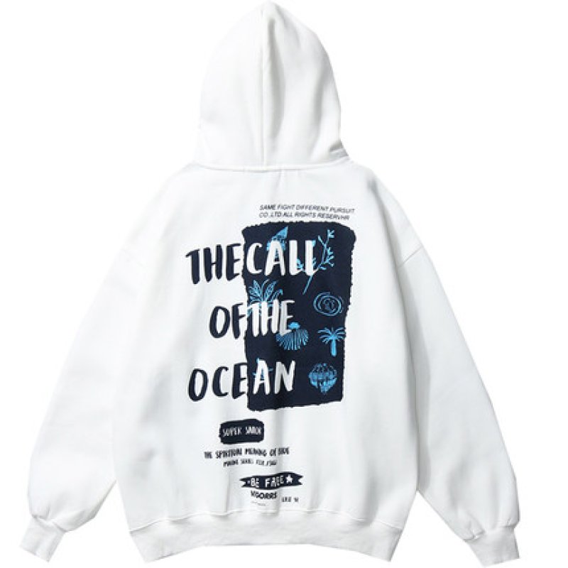 画像10: Unisex Hip hop letter print hooded sweater Hoody Sweatshirt   レタープリントスウェッフーディパーカー男女兼用 ユニセックス (10)