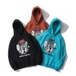 画像7: Unisex Hip hop embroidery Tom and jerry hooded sweater トム＆ジェリー トムとジェリープリントスウェッフーディパーカー男女兼用　ユニセックス (7)