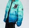 画像10: Men's Tie-dye gradient stand-up collar hip-hop loose cotton coat men and women jacket blouson coat ユニセックス 男女兼用 タイダイヒップホップダウンジャケット ブルゾン (10)