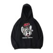 画像9: Unisex Hip hop embroidery Tom and jerry hooded sweater トム＆ジェリー トムとジェリープリントスウェッフーディパーカー男女兼用　ユニセックス (9)